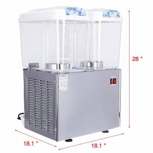 China Juice Dispenser with Paddle Stirring System Cold Drink Dispenser For Bars Shops 18L×3 wholesale
