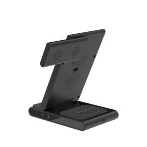 China Foldable 3 In 1 Magnetic Wireless Charging Station for Smart Phones And Watches wholesale