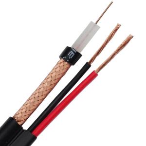 China Al Foil Pure Copper CCS RG59 2C Coaxial TV Cable , Coax Cable For Internet wholesale