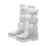 White Cleanroom Safety Shoes Dust-Free Reusable Work Washable Antistatic ESD