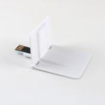 ABS Plastic Credit Card USB Sticks 2.0 128GB 64GB Both Side CMYK Print