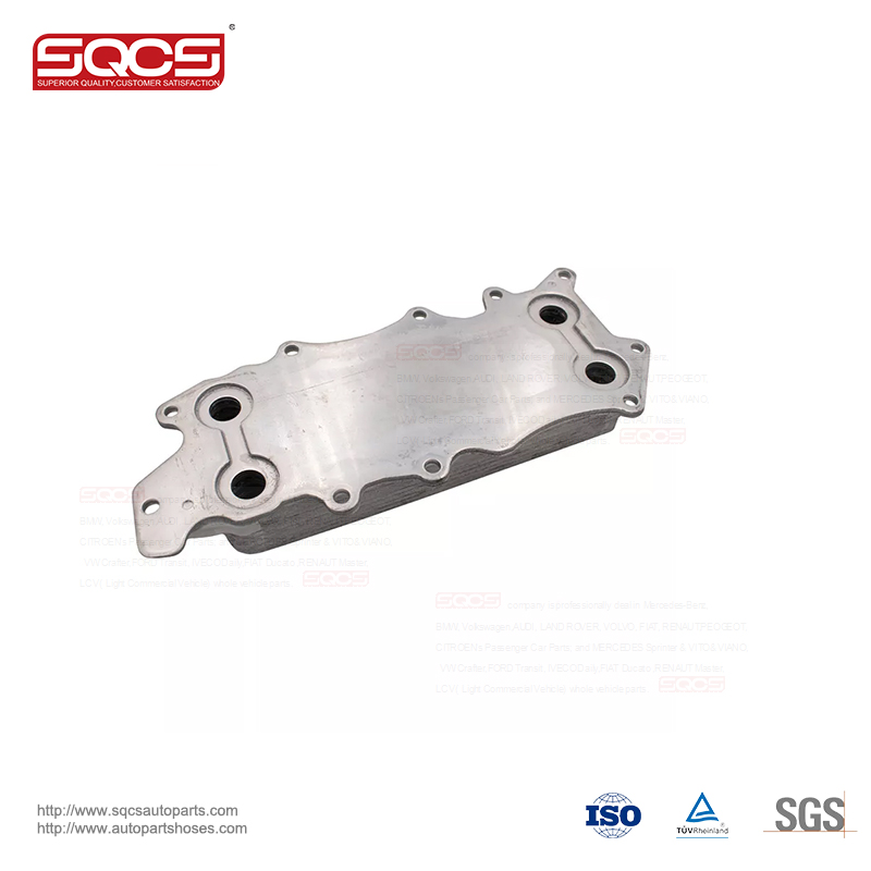 SQCS OEM NO 6421800165 Oil Cooler for Mercedes Sprinter Models OM642 W204 X164 W203 W461 W463 W166 W639 Car Fitment