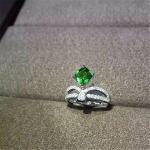 18K Gold Brand Jewelry Platinum Ring brilliant cut diamonds pear shaped cut