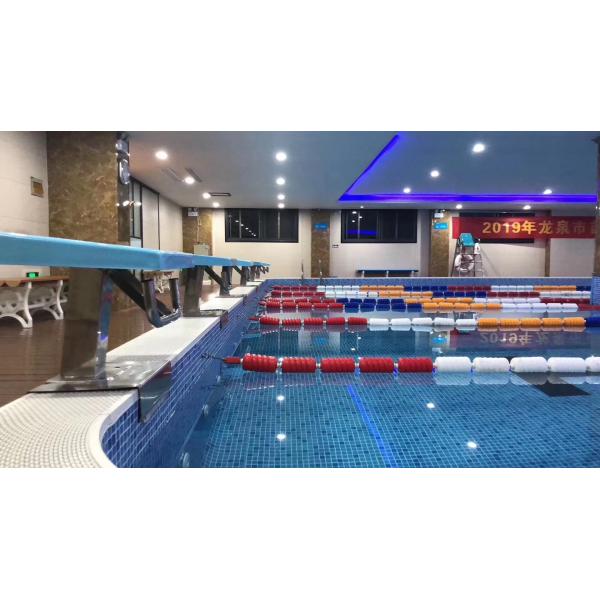 Spirality Shape Scratch Proof 25m Swimming Pool Lane Ropes