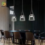 Hotel Bedroom Led Glass Pendant Light Post Modern Luxury Hanging