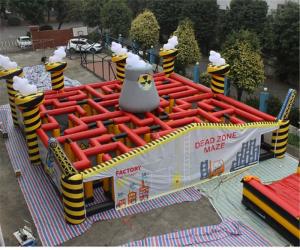 China Customized Inflatable Sports Games Outdoor Inflatable Haunted House Maze wholesale