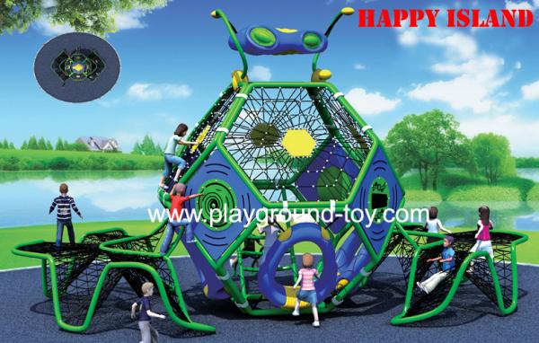Playful Attractive Garden Climbing Frame Kids Indoor Climbing Equipment For