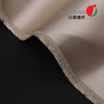 High Silica Fiberglass Fire Curtain Cloth Material With Excellent Heat