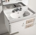 PVC bathroom cabinet / bathroom vanity / with mirror for bathroom