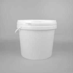 China 2KG Leakproof White Plastic Paint Bucket wholesale