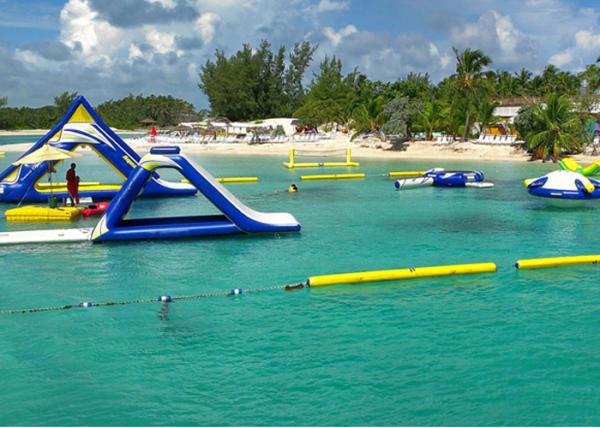 Amazing Outdoor Inflatable Water Park For Adult , Customized Inflatable Water