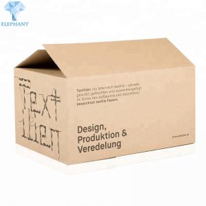 China Custom Cardboard With Carton Handle Printing Large White Corrugated Mailer Boxes wholesale