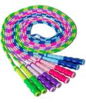 Green Yellow Bamboo Adjustable Jump Rope For Kid Teenager Exercise Sport