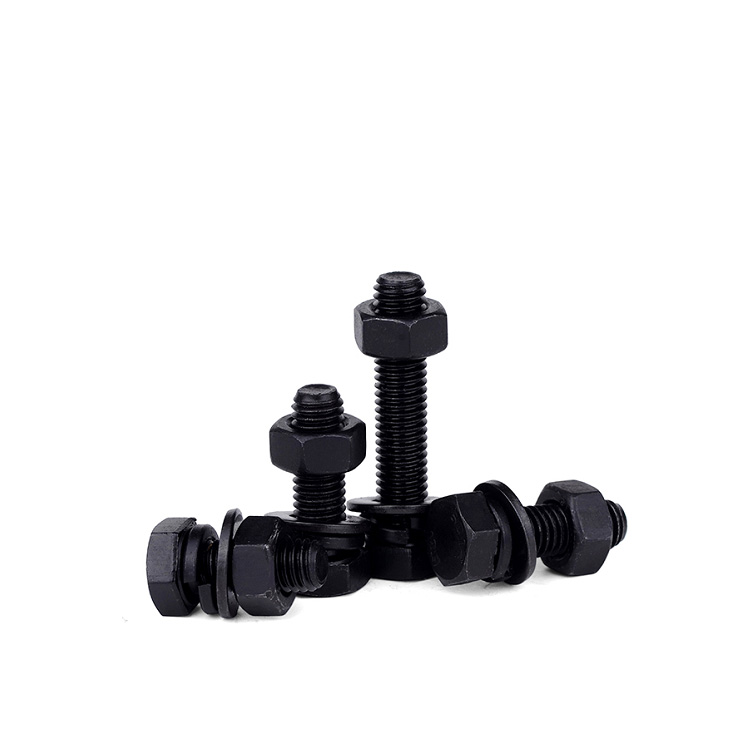 SGS ROHS ISO9001 2015 Certified M10 M12 M16 M20 Grade 8.8 Hex Bolt and Nut Galvanized
