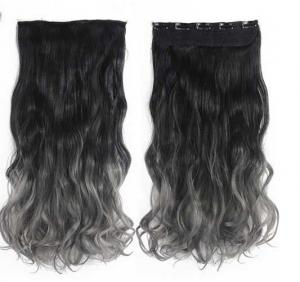 China Ombre Synthetic Hair Extensions , Synthetic One Piece Hair Extensions wholesale