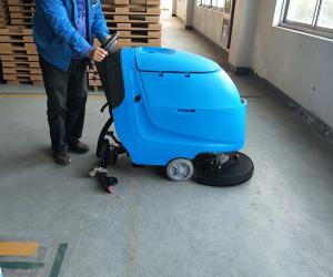 China Single Brush Battery Powered Floor sweeper For Workshop Low Noise on sale