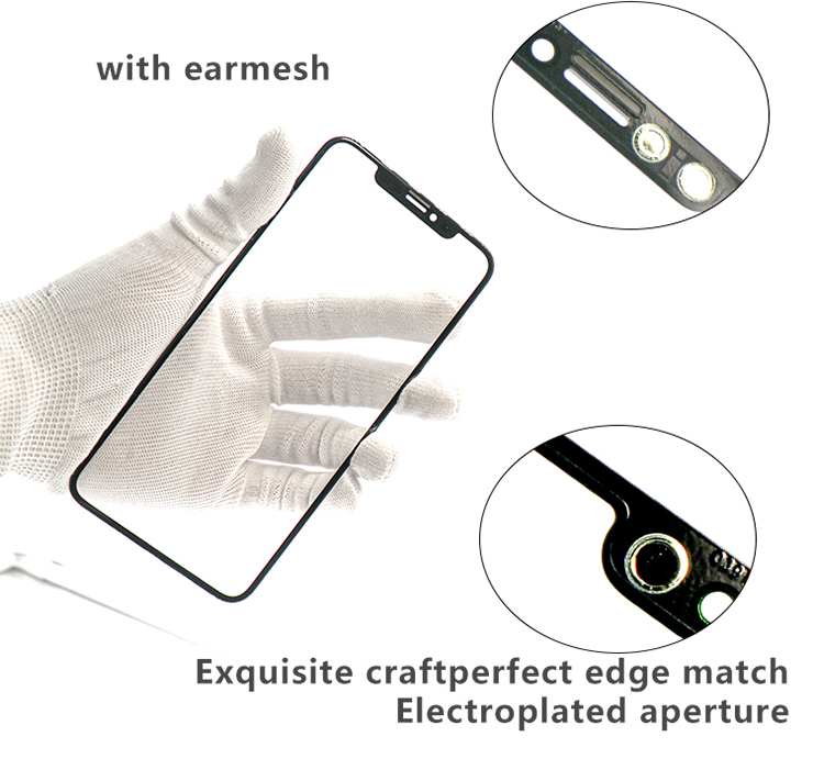 100% Tested Front Glass Lens With Oca for Iphone X Xs Affordable and Durable