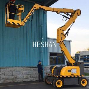 China Indoor Outdoor Articulated Boom Lift Aerial Work Telescopic Boom Manlift wholesale