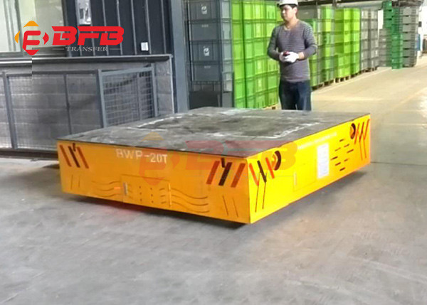 Large Mold Trackless Carriage Motorized Transfer Cart