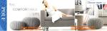 hand made crochet floor pouffe crochet knit hassock crochet knit Ottoman Floor