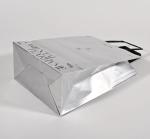 Waterproof Tear Resistant Personalized Silver Color Paper Bag Paper Carrier Bag