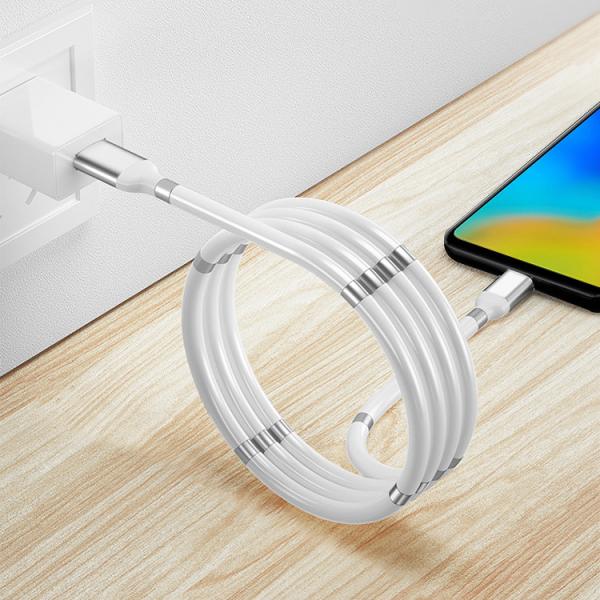 Fast Charging 2.4A USB 2.0 Type C Cable 3ft USB C Magnetic Data Cable