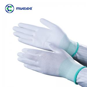 China Antistatic Fabric Cleanroom Gloves ESD Knitted Work Gloves Cheap Price wholesale