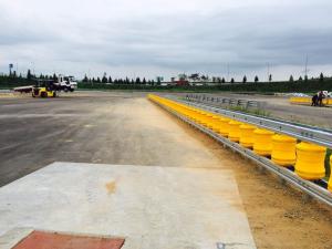 China Thailand Market Highway Guardrail Roll Forming Machine 500mm Height wholesale