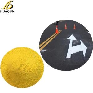 China Professional Technical Support Yellow Reflective Road Marking Paint CAS No. 60676-86-1 wholesale