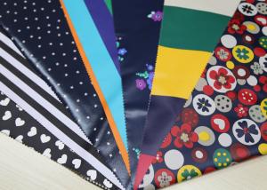 China Surface Printed Garment Leather Fabric 0.45 Mm Thickness High Elasticity wholesale