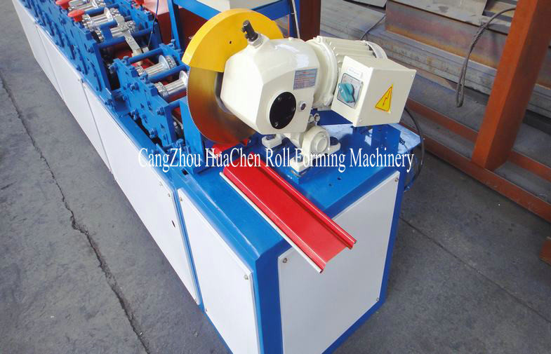 0.5 - 1.2mm Thickness Shutter Door Slat Steel Roll Forming Machine 5 - 15 m / min Speed