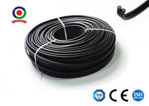 China Flat Twin Core Dc Solar Wire / 6mm Solar Cable Communication XLPE For Power Station wholesale