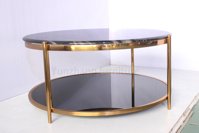 Luxury minimalist center coffee table living room furniture modern style