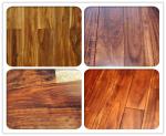 Golden hand scraped wood flooring acacia