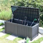 118L Custom Logo Multifunction Outdoor Waterproof Plastic Resin Tool Storage