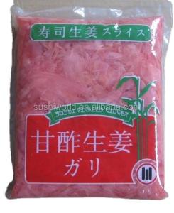 China Vinegar Process Japanese White Pink Pickled Sushi Ginger for Open Air Cultivation Type wholesale