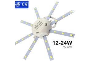 China High Bright LED Ceiling Light Tube Energy Saving Indoor 12W 16W 24W 220V PCB Board Modified wholesale