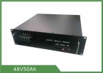Energy Saving Telecom Battery 48V 50Ah Long Life 3U Rack With LED Display