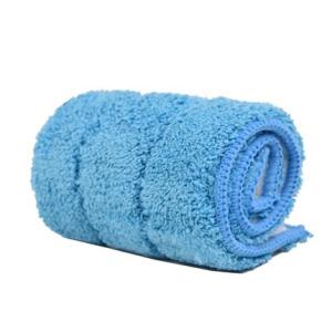 China Blue 380gsm Microfiber Wet Mop Pads , Pocket Shaped Multifunctional Mops wholesale