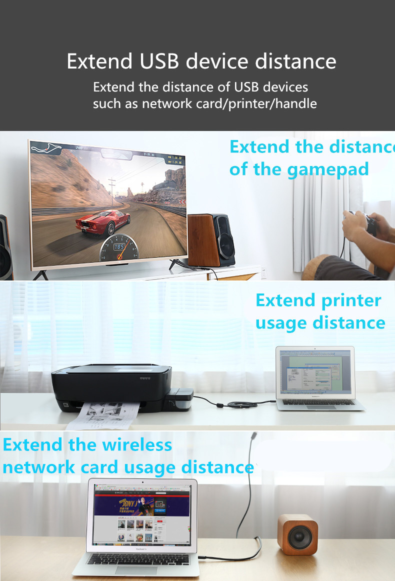 Multi 3.0 Male Female Extension Cable 1.8m USB 2.0 3.0 Powered Charging Cord