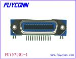 2.16mm Receptacle Dip Type 50 Pin Centronics Connector Right Angle