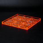 Outdoor Acrylic Tic Tac Toe Board Game XO Game Acrylic Chess Set Custom Color