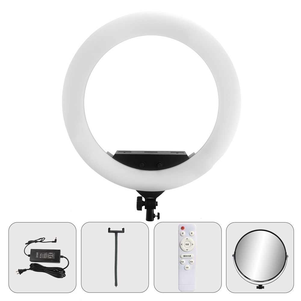 100W Selfie Tripod Ring Light FD-640II Video Photography 10000lm Makeup Video Light