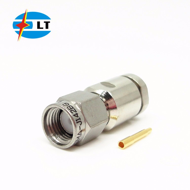 50Ohm SMA Straight Male Plug Adapter RG142 Cable