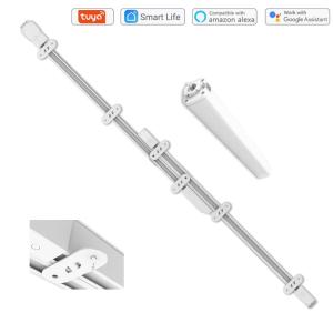 China Alexa Aluminium Ceiling Curtain Track 3.0m Extendable Curtain Rail wholesale
