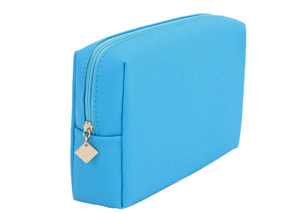 Simple And Bueatiful Zippered Cosmetic Bag Pouch For Lady Travelling