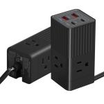 65W Gan USB C PD Charging Adapter 2A+2C Ports for Mobile Phone Tablet PC Desktop