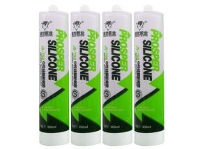 China Cartridge 280ml Metal Silicone Sealant / Silicone Building Sealant Mould Resistant wholesale