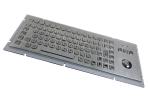 USB Kiosk Industrial Keyboard With Trackball 304 Stainless Steel