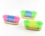 Plastic 15*5.7cm Horse grooming brush products with brush wire in three colors